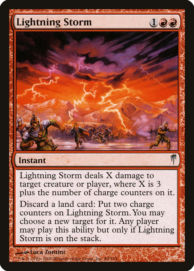 Lightning Storm 89/155 (Coldsnap) 