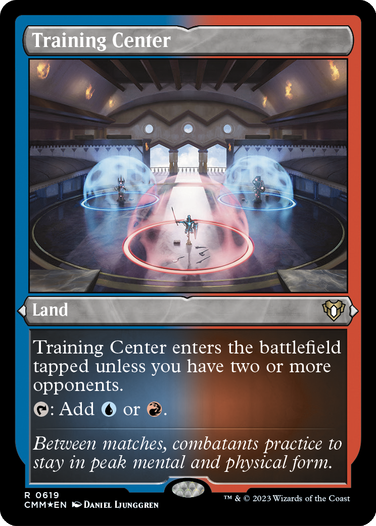 Training Center (CMM-619) - Commander Masters Etched Foil