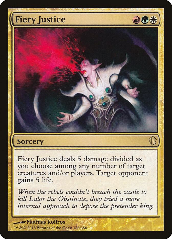 Fiery Justice 188/356 (Commander 2013) 