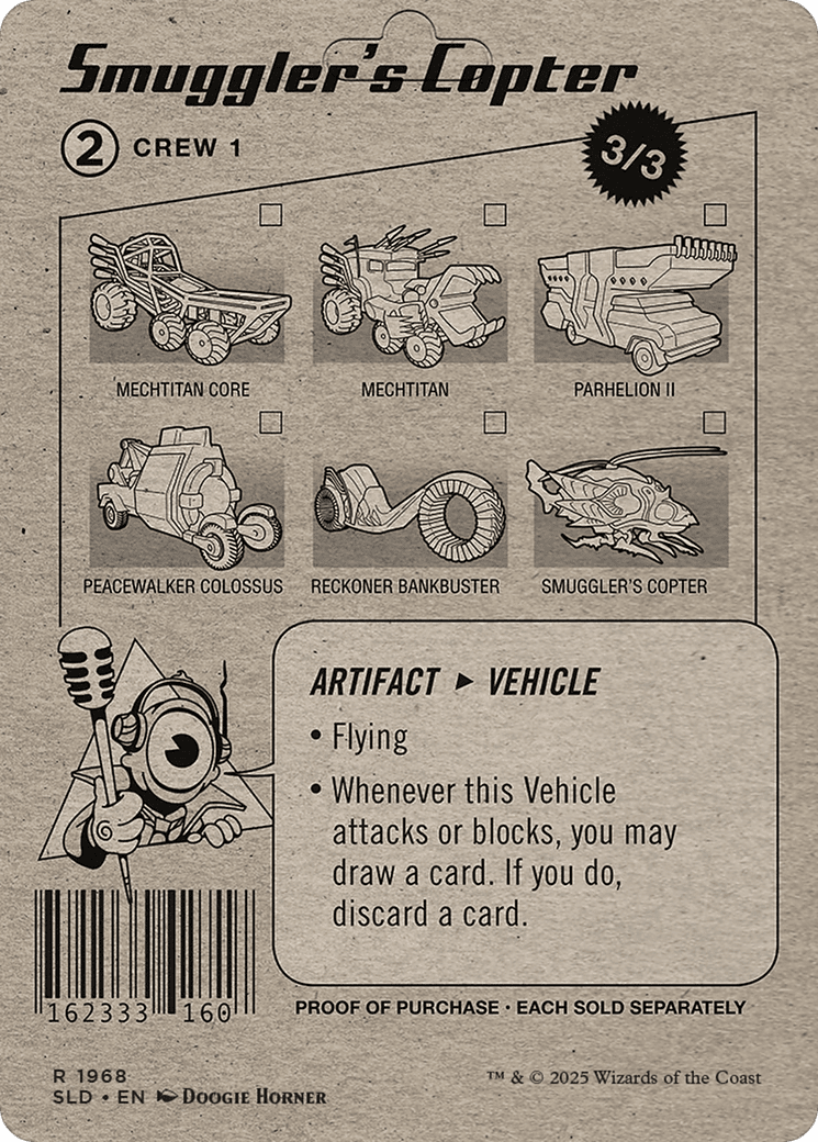 Smuggler's Copter // Smuggler's Copter (1968) [Secret Lair Drop]  (Borderless) Foil