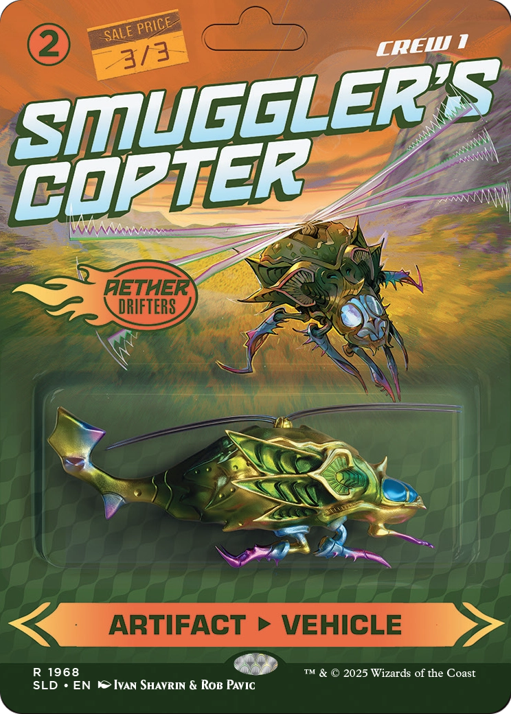 Smuggler's Copter // Smuggler's Copter (1968) [Secret Lair Drop]  (Borderless) Foil