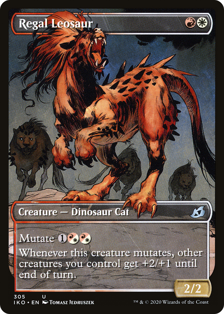 Regal Leosaur (Showcase) [Ikoria: Lair of Behemoths] Foil