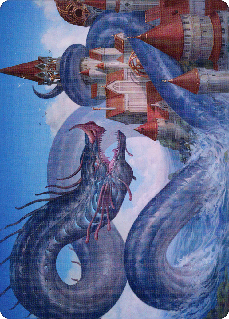 Tolarian Terror // Tolarian Terror (ADMU-018) - Dominaria United Art Series (Borderless) Foil