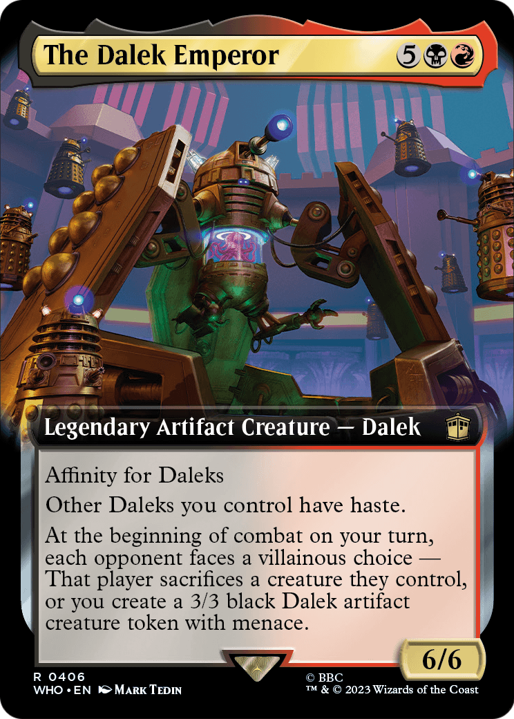The Dalek Emperor (Extended Art) [Doctor Who] Foil