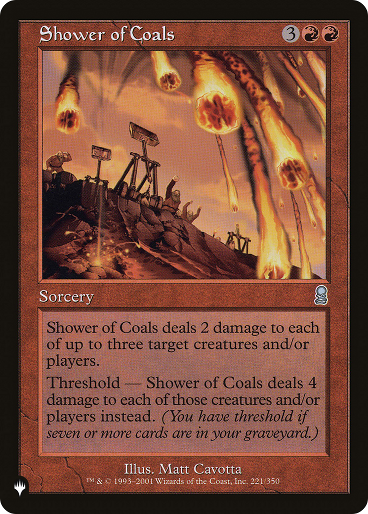 Shower of Coals |  (ODY-221) [The List]