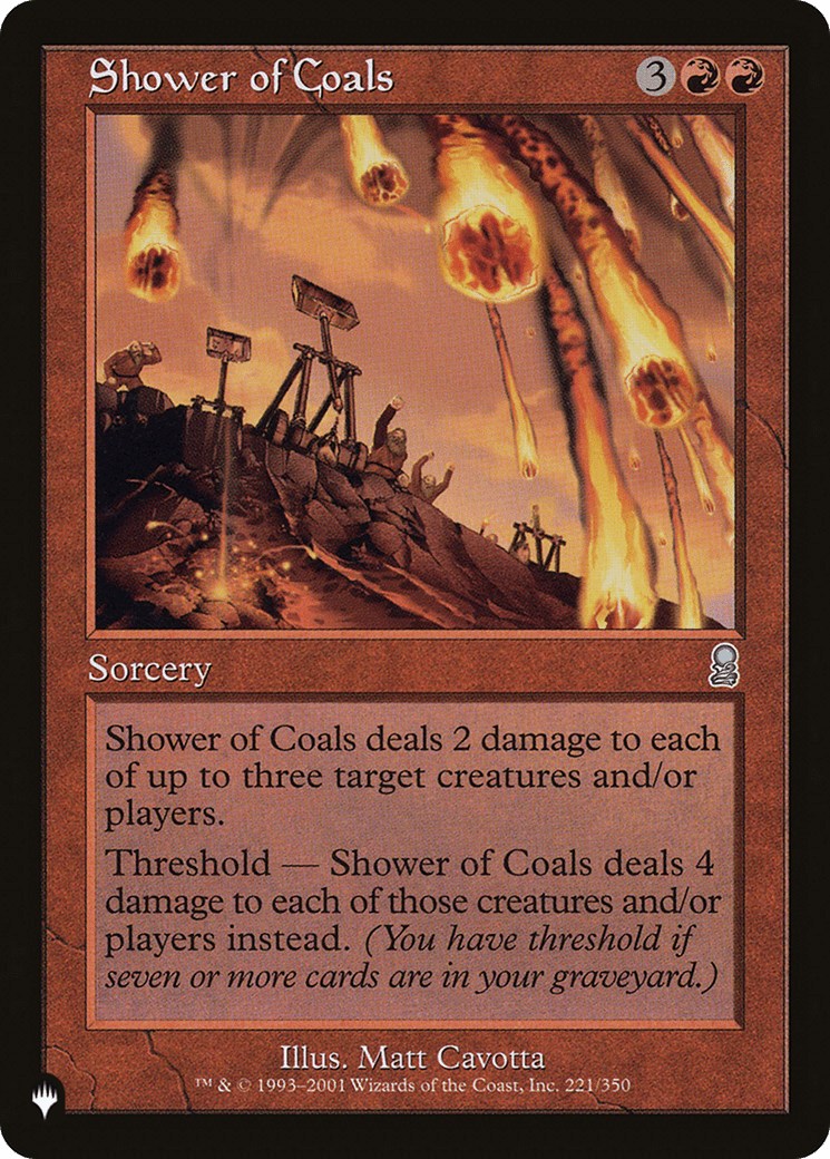 Shower of Coals |  (ODY-221) [The List]