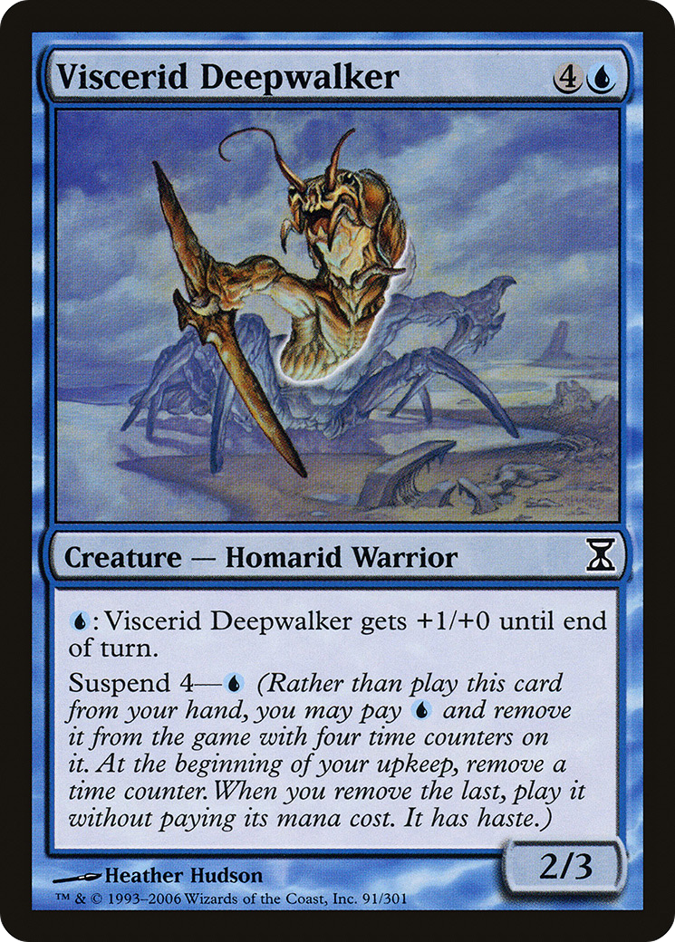 Viscerid Deepwalker [Time Spiral] Foil