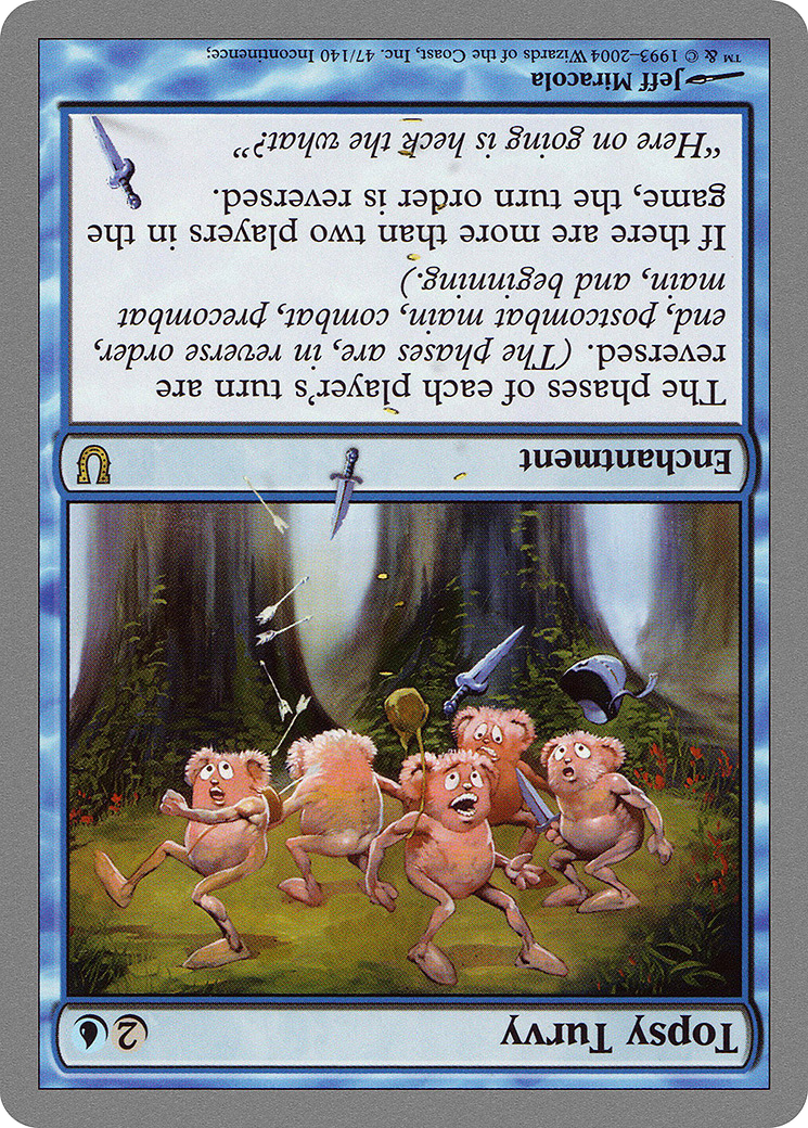 Topsy Turvy [Unhinged] Foil