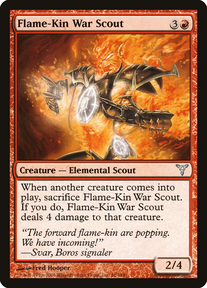 Flame-Kin War Scout 61/180 (Dissension) 