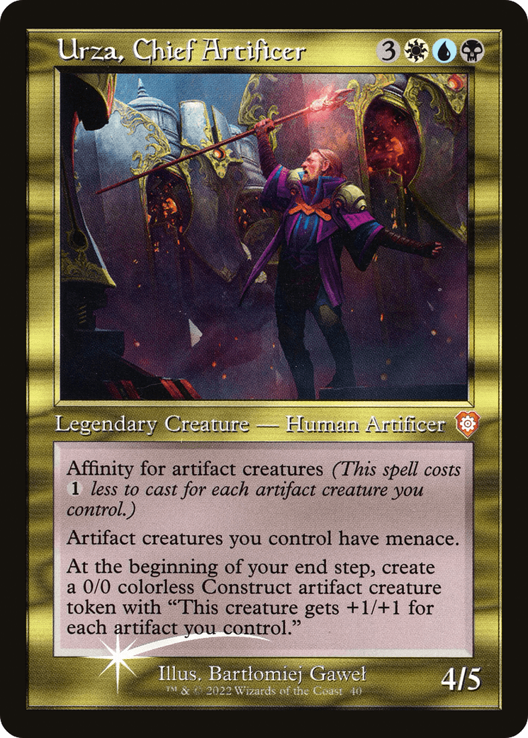Urza, Chief Artificer (040) (Retro) (Display Commander) [The Brothers' War Commander]