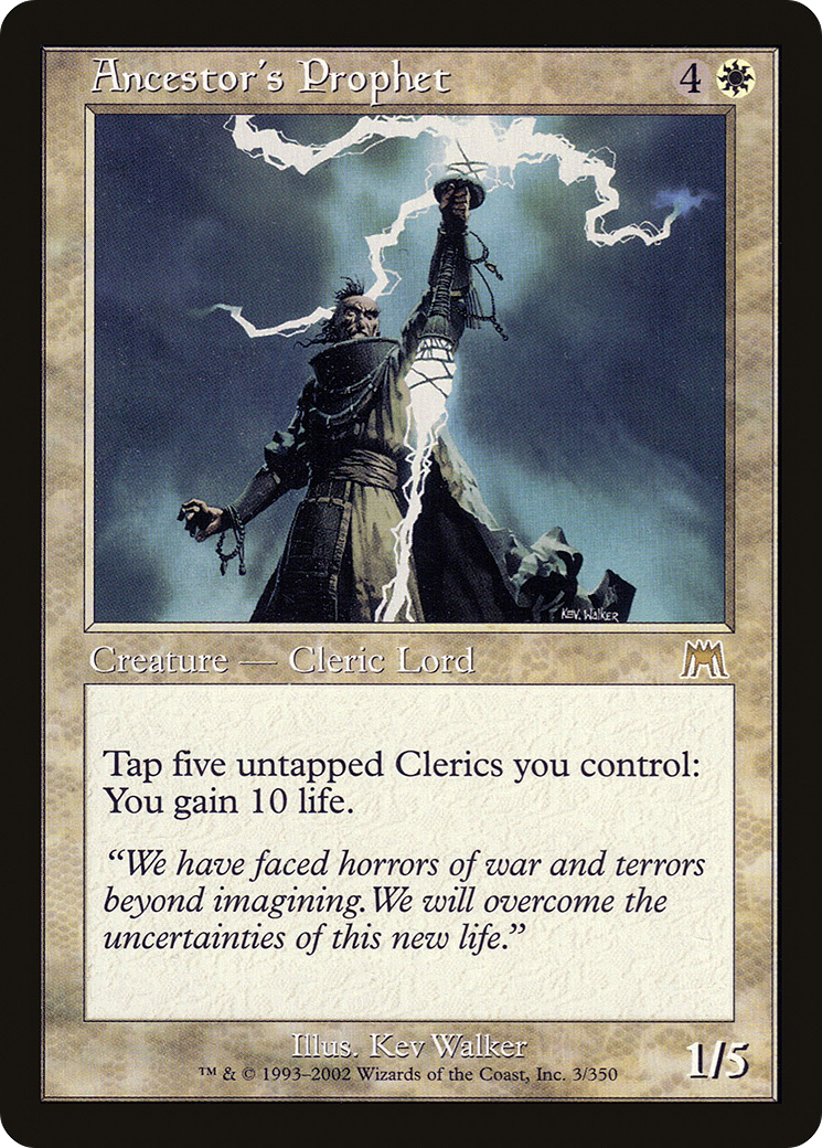 Ancestor's Prophet [Onslaught] Foil