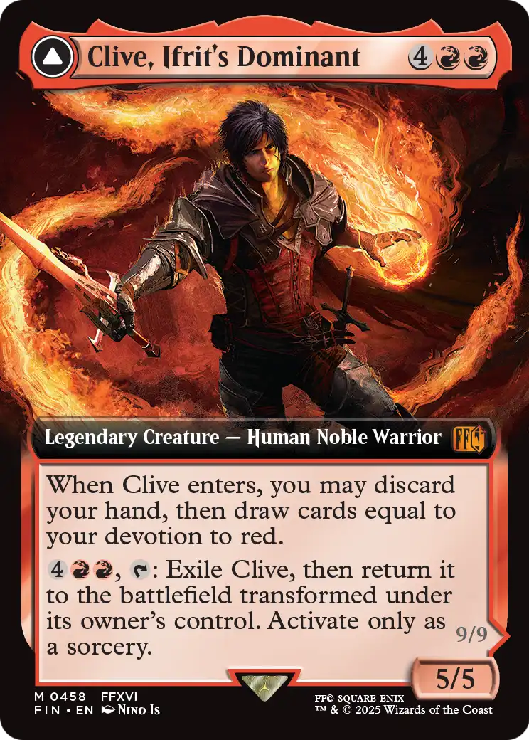 Clive, Ifrit's Dominant (Extended Art) (458) [FINAL FANTASY]