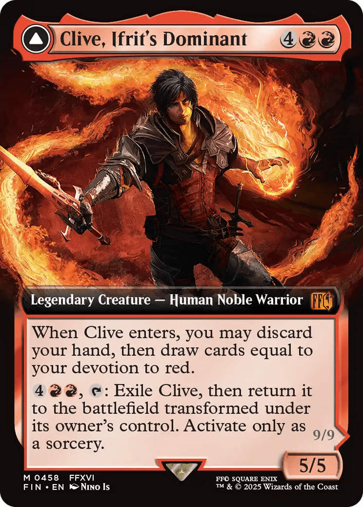 Clive, Ifrit's Dominant (Extended Art) (458) [FINAL FANTASY]  Foil