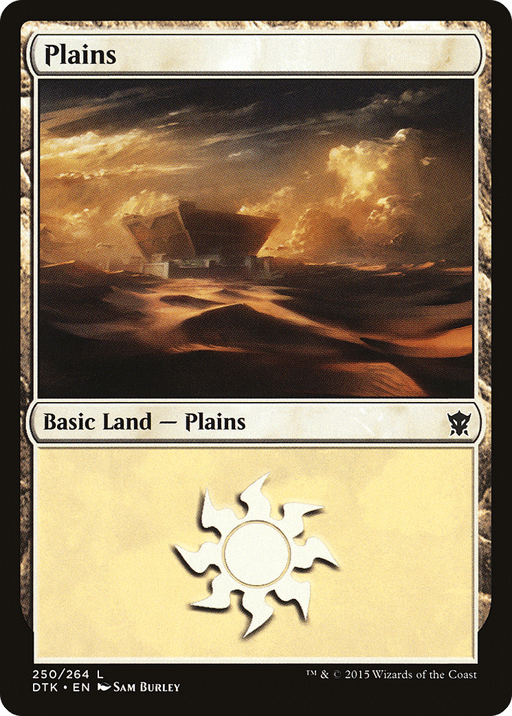 Plains (250) [Dragons of Tarkir] Foil