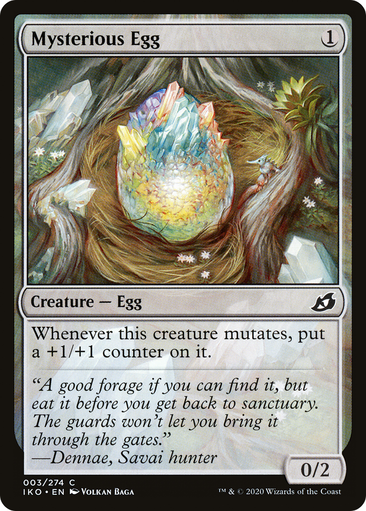 Mysterious Egg [Ikoria: Lair of Behemoths] Foil