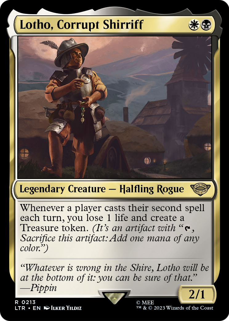 Lotho, Corrupt Shirriff [The Lord of the Rings: Tales of Middle-Earth] Foil