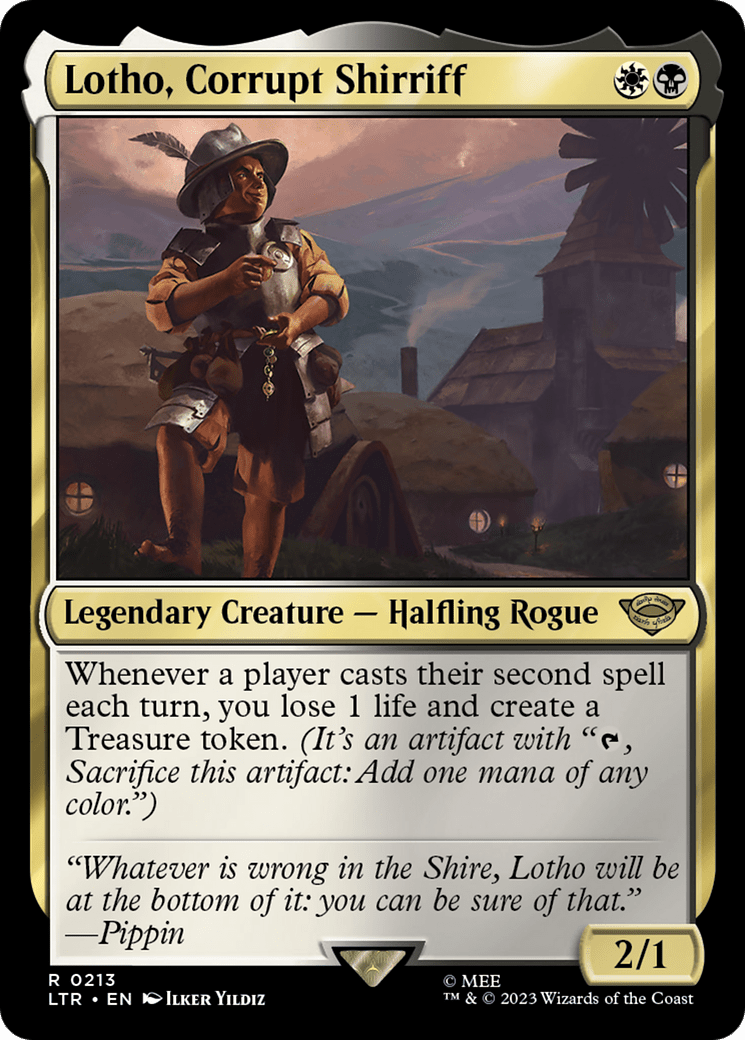 Lotho, Corrupt Shirriff [The Lord of the Rings: Tales of Middle-Earth] Foil