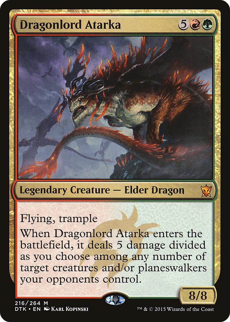 Dragonlord Atarka [Dragons of Tarkir] Foil