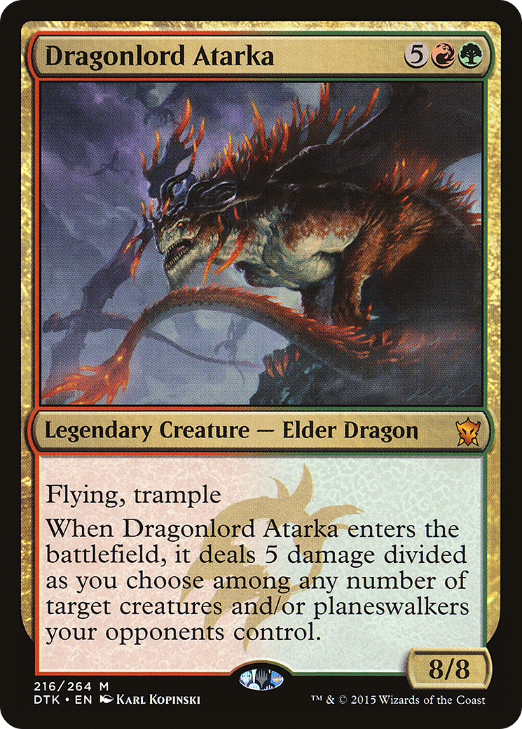 Dragonlord Atarka [Dragons of Tarkir] Foil