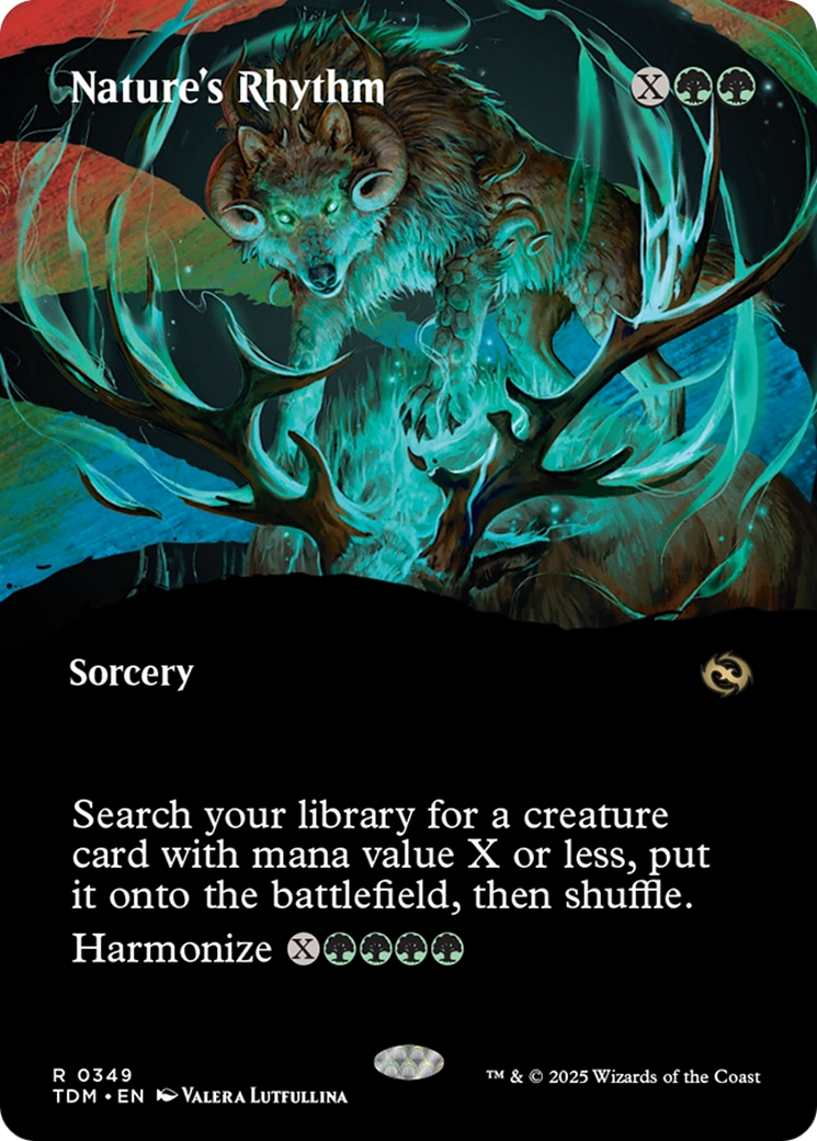 Nature's Rhythm (Borderless) (349) [Tarkir: Dragonstorm]