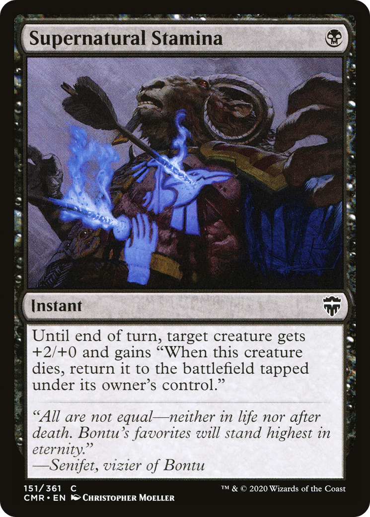 Supernatural Stamina [Commander Legends] Foil