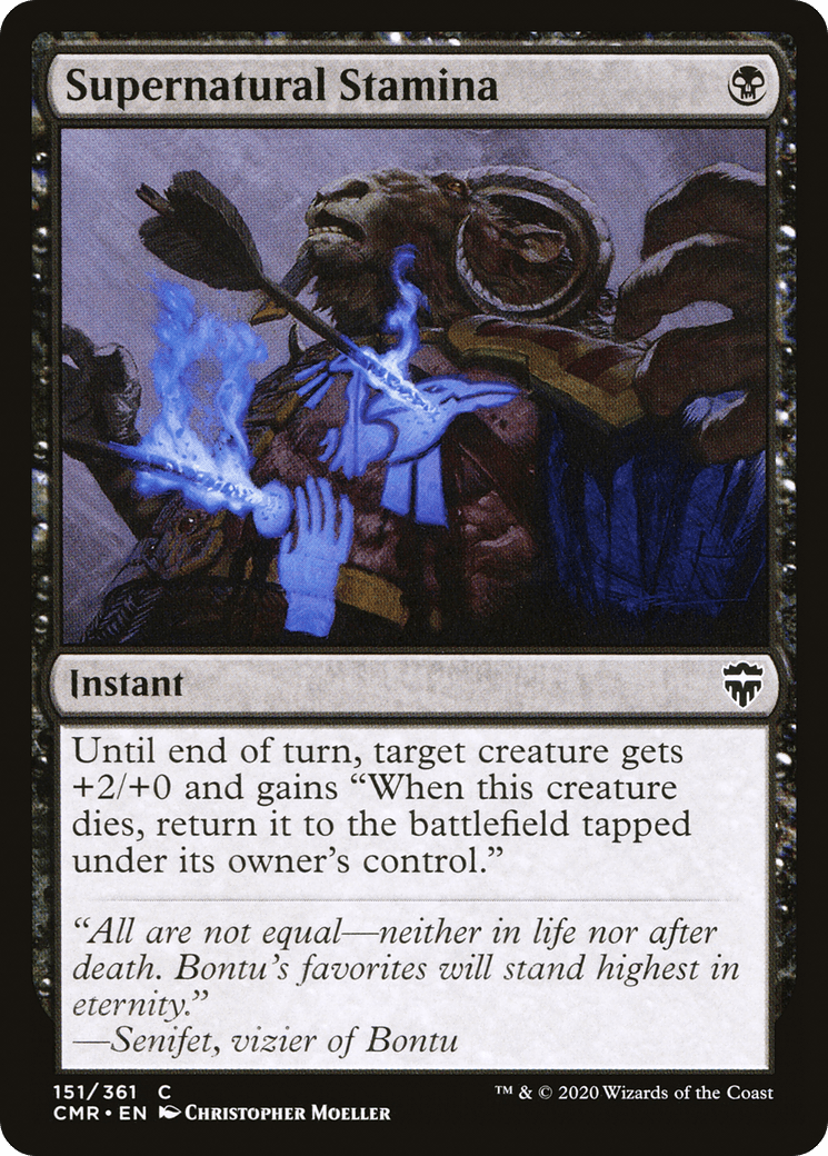 Supernatural Stamina [Commander Legends] Foil