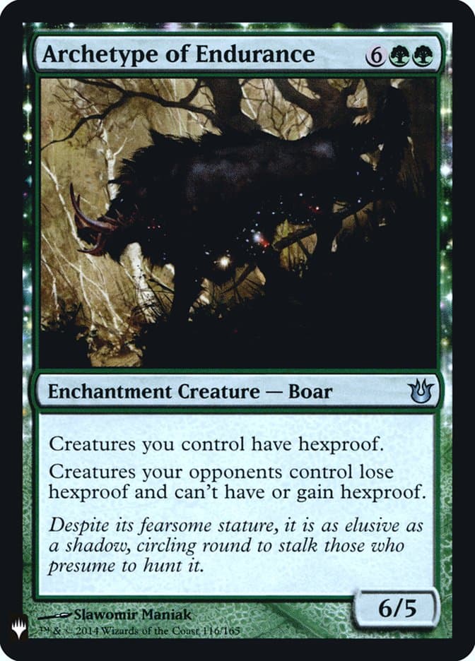 Archetype of Endurance |  Foil (BNG-116) [The List]