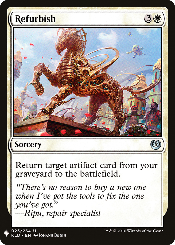 Refurbish |  (KLD-25) [The List]