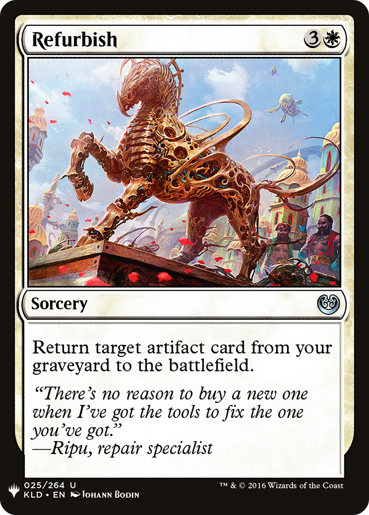 Refurbish |  (KLD-25) [The List]