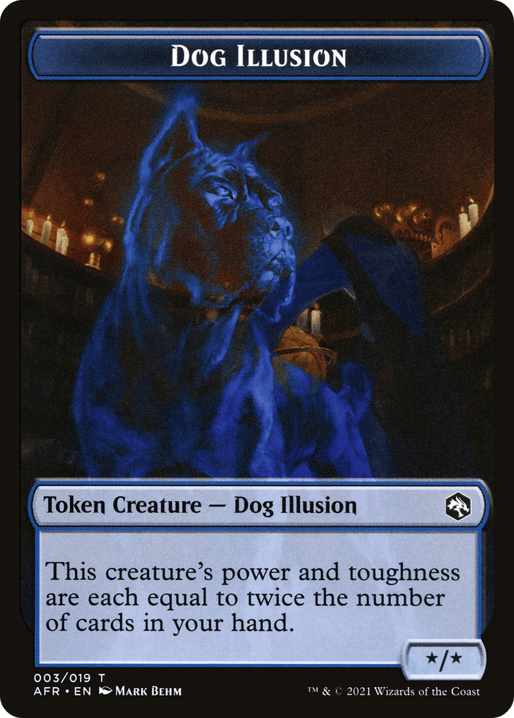 Dog Illusion (TAFR-003) - Adventures in the Forgotten Realms Tokens Foil