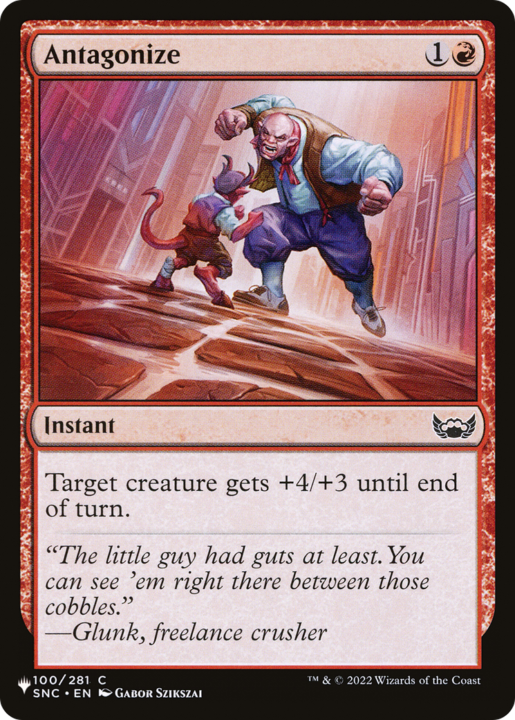 Antagonize |  (100) [The List Reprints]