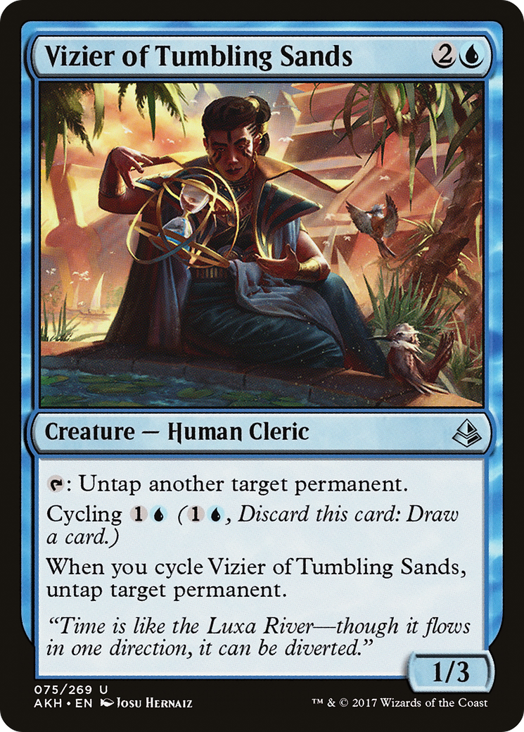 Vizier of Tumbling Sands [Amonkhet] Foil