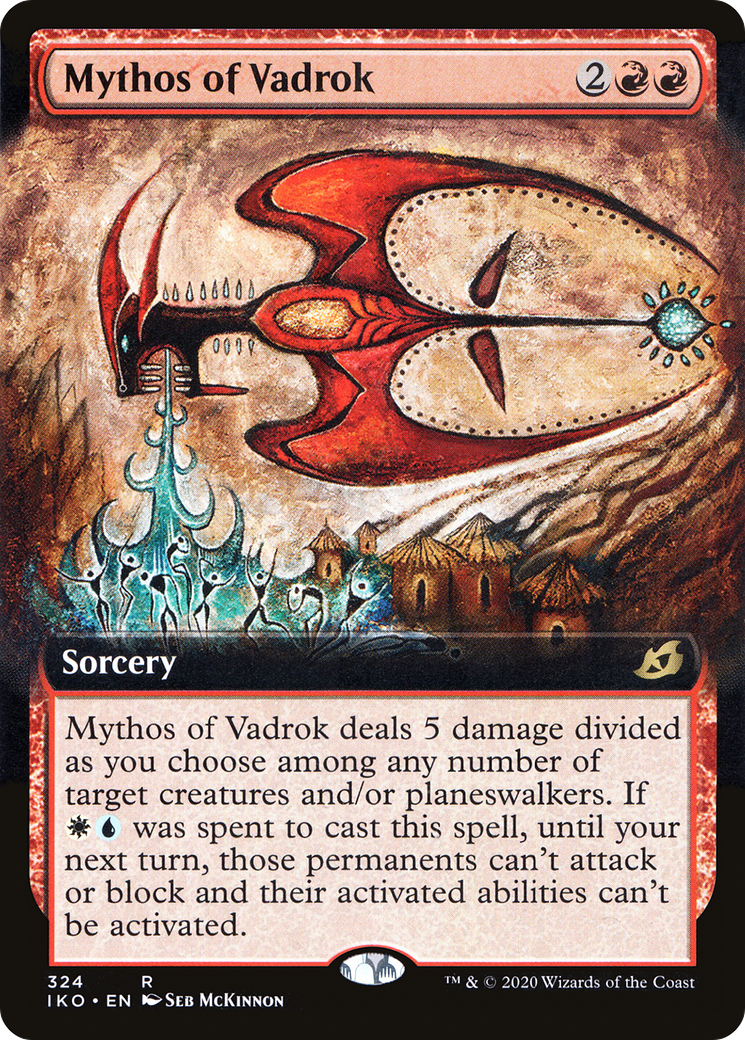 Mythos of Vadrok (Extended Art) [Ikoria: Lair of Behemoths] Foil