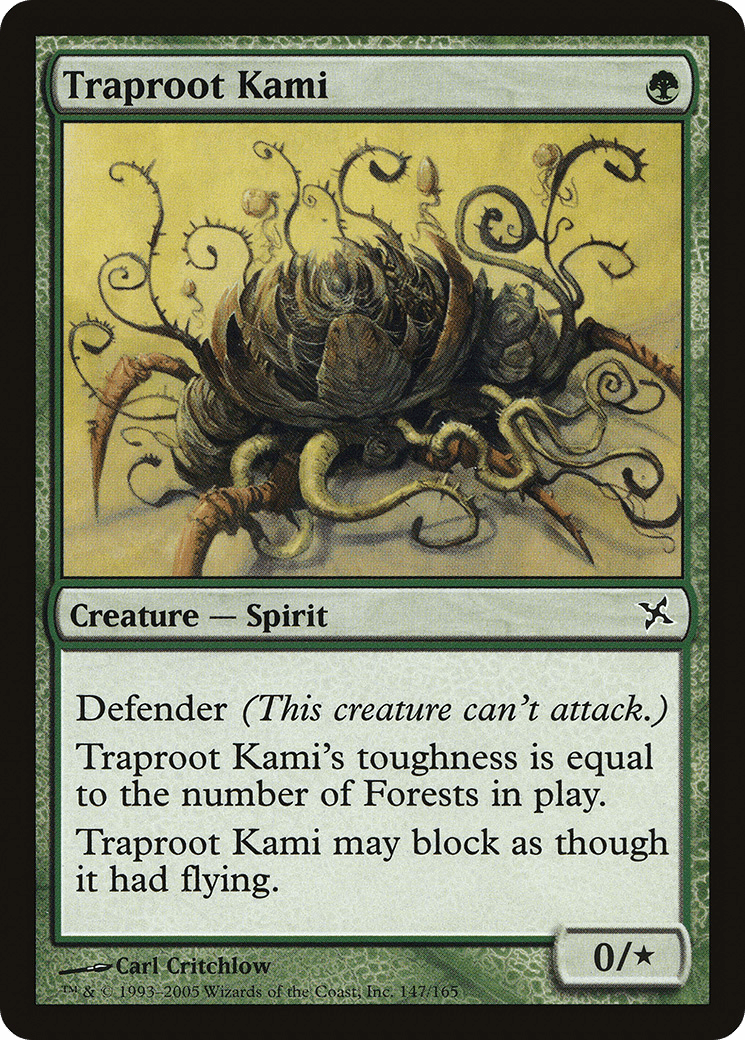 Traproot Kami [Betrayers of Kamigawa] Foil