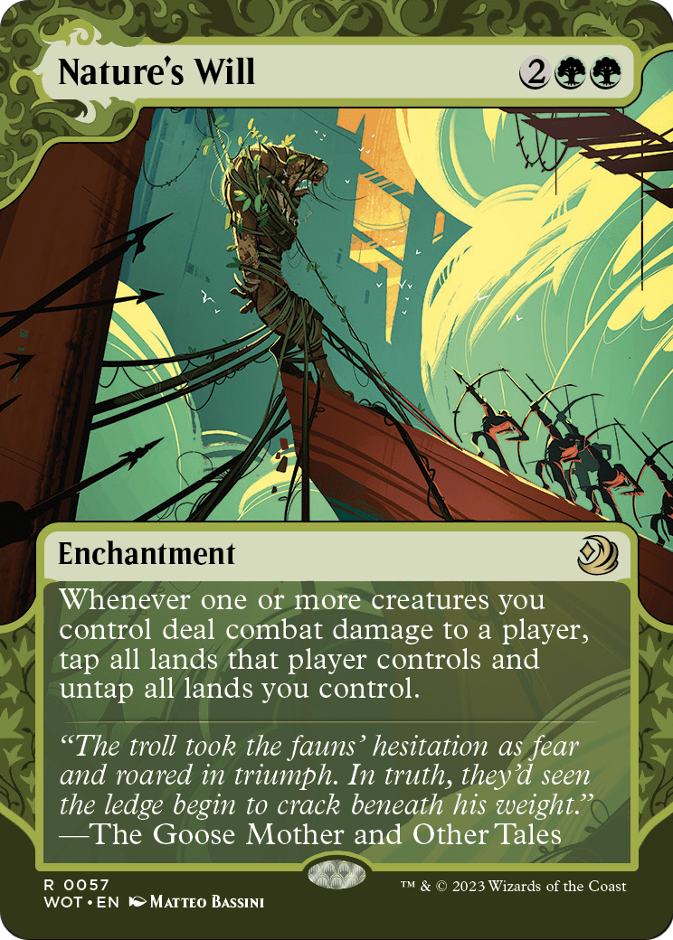Nature's Will [Wilds of Eldraine: Enchanting Tales] Foil