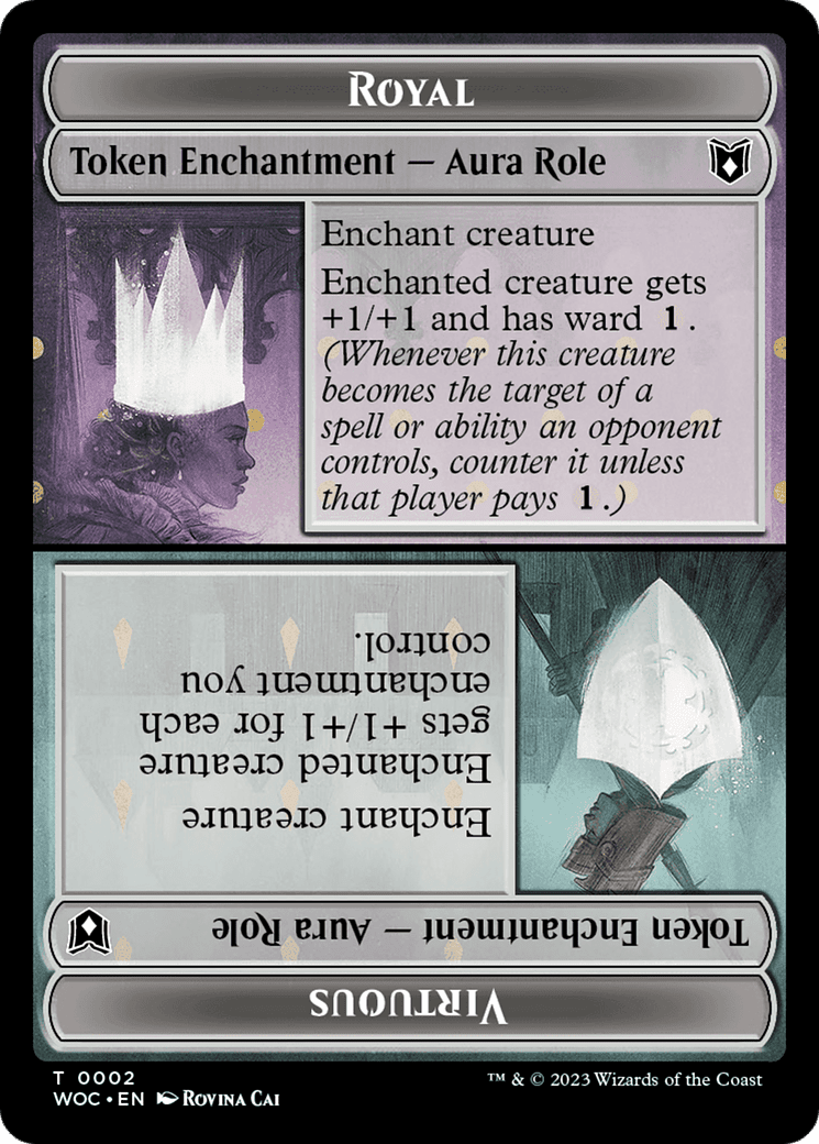 Royal // Virtuous (TWOC-002) - Wilds of Eldraine Commander Tokens