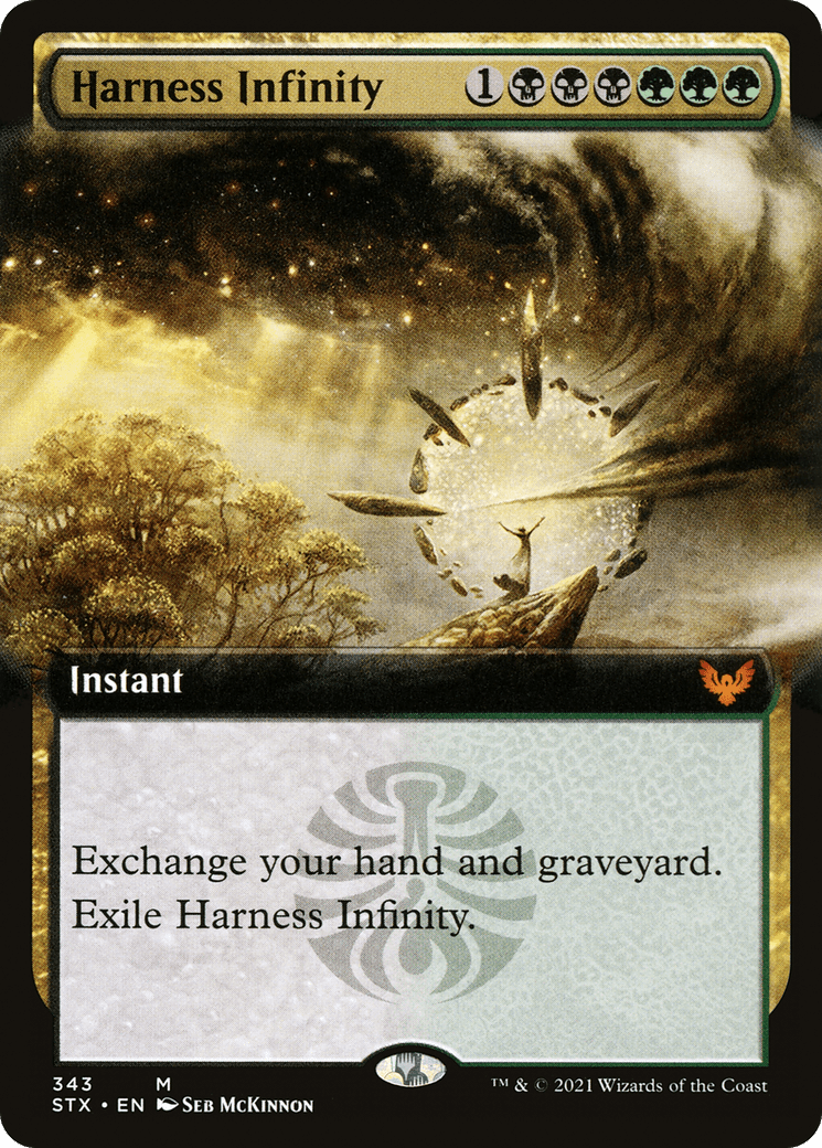 Harness Infinity (Extended Art) [Strixhaven: School of Mages] Foil