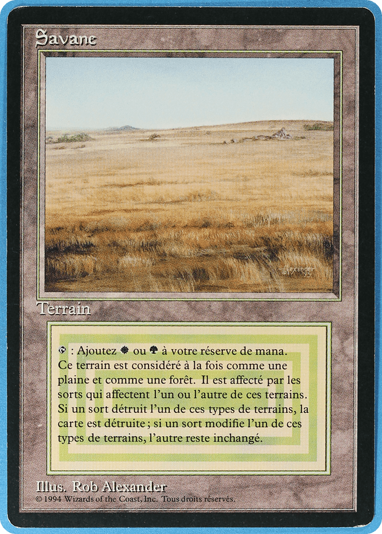Savannah [Foreign Black Border]