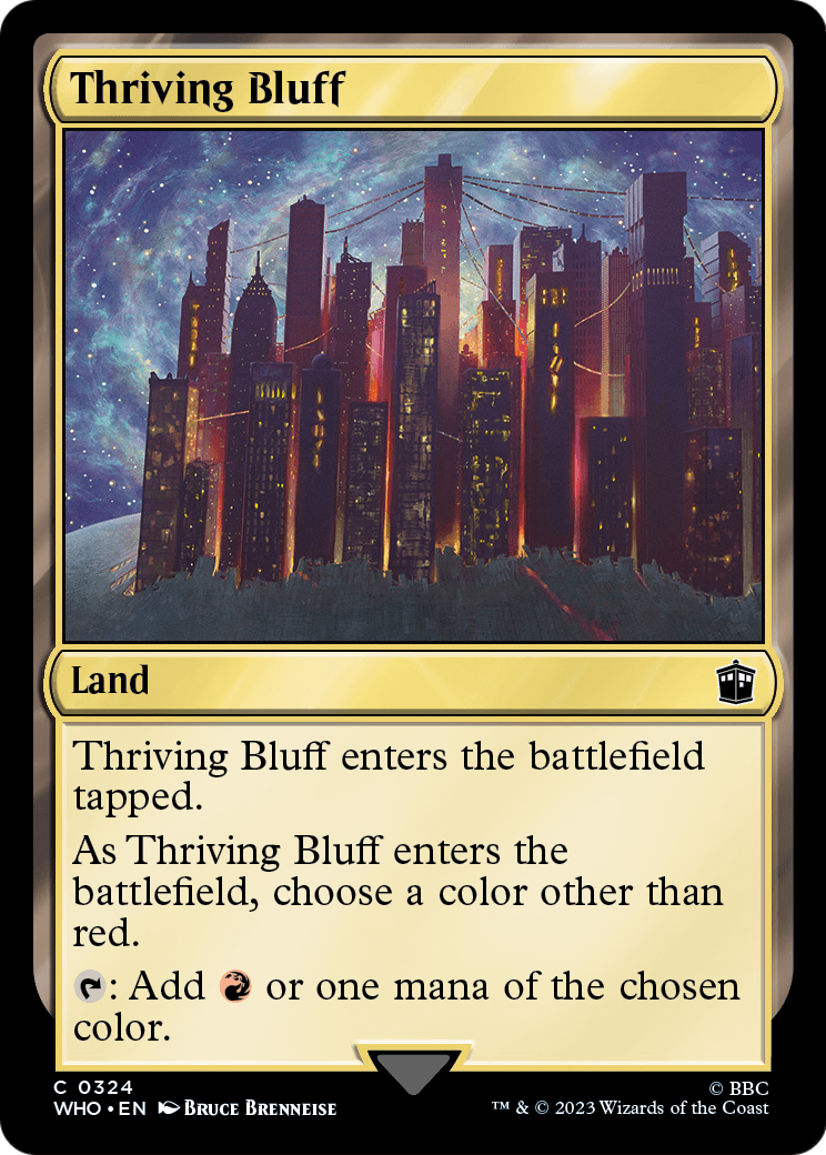 Thriving Bluff [Doctor Who] Foil