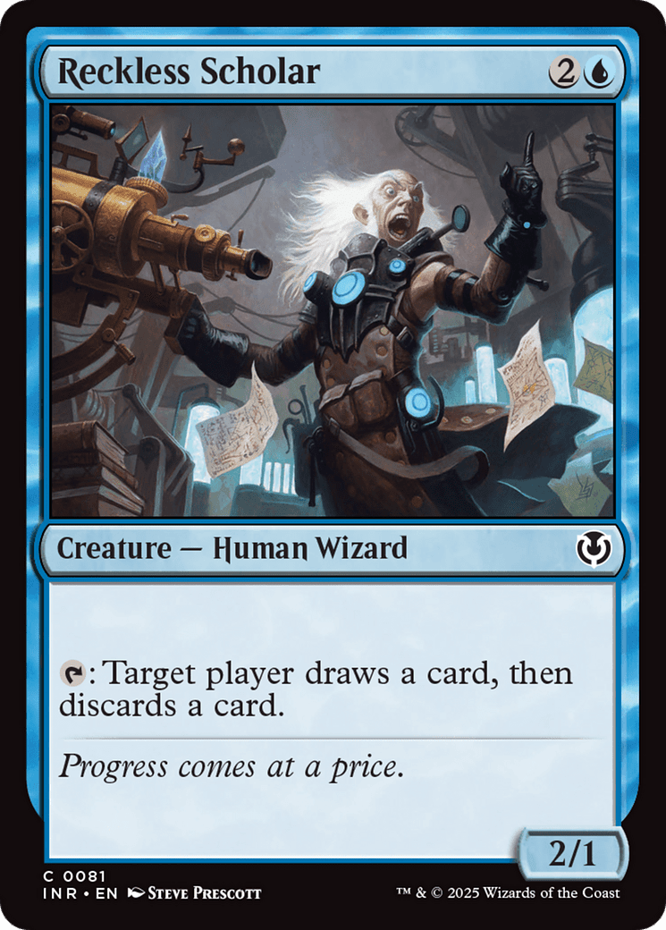 Reckless Scholar (-081) [Innistrad Remastered]  Foil