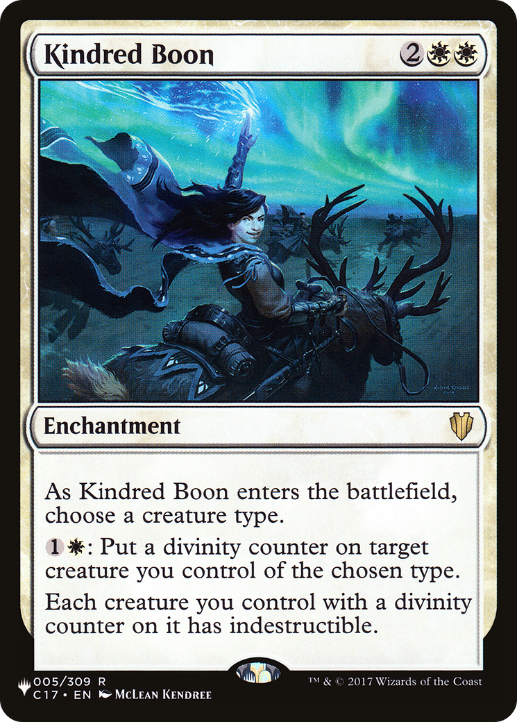 Kindred Boon |  (C17-5) [The List]