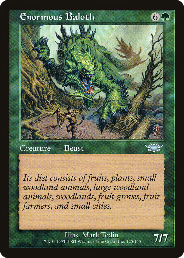 Enormous Baloth [Legions] Foil