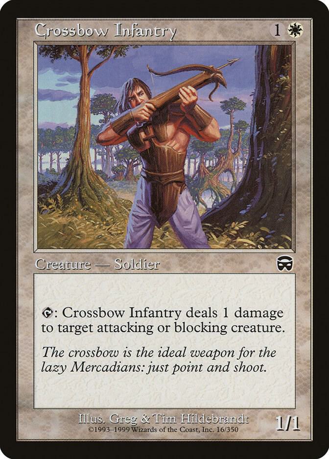 Crossbow Infantry 16/350 (Mercadian Masques) 