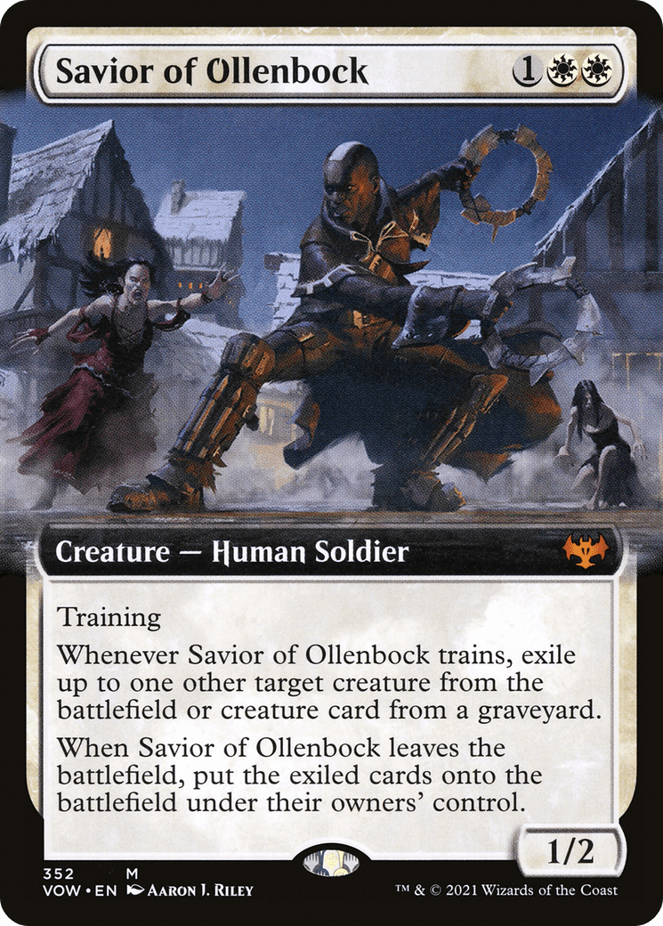 Savior of Ollenbock (Extended Art) [Innistrad: Crimson Vow] Foil