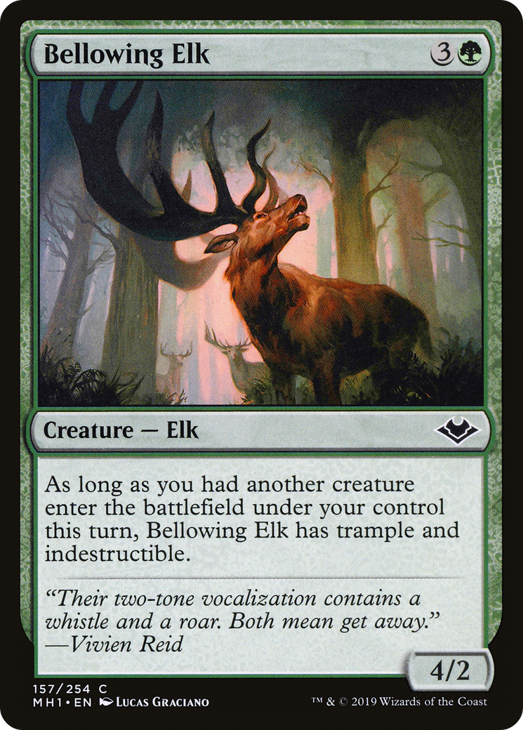Bellowing Elk [Modern Horizons] Foil