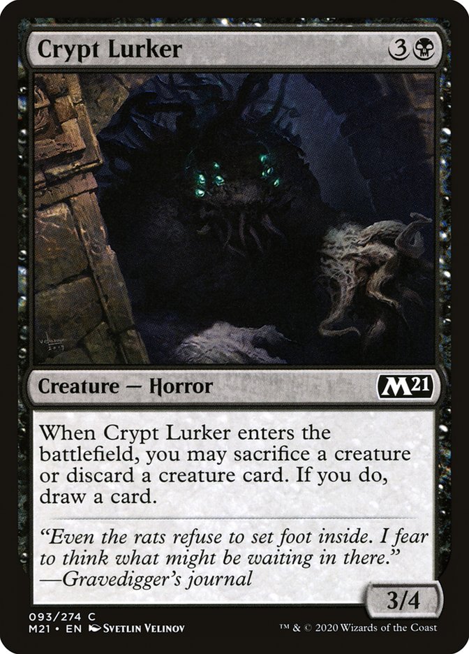 Crypt Lurker 93 (Core Set 2021) 