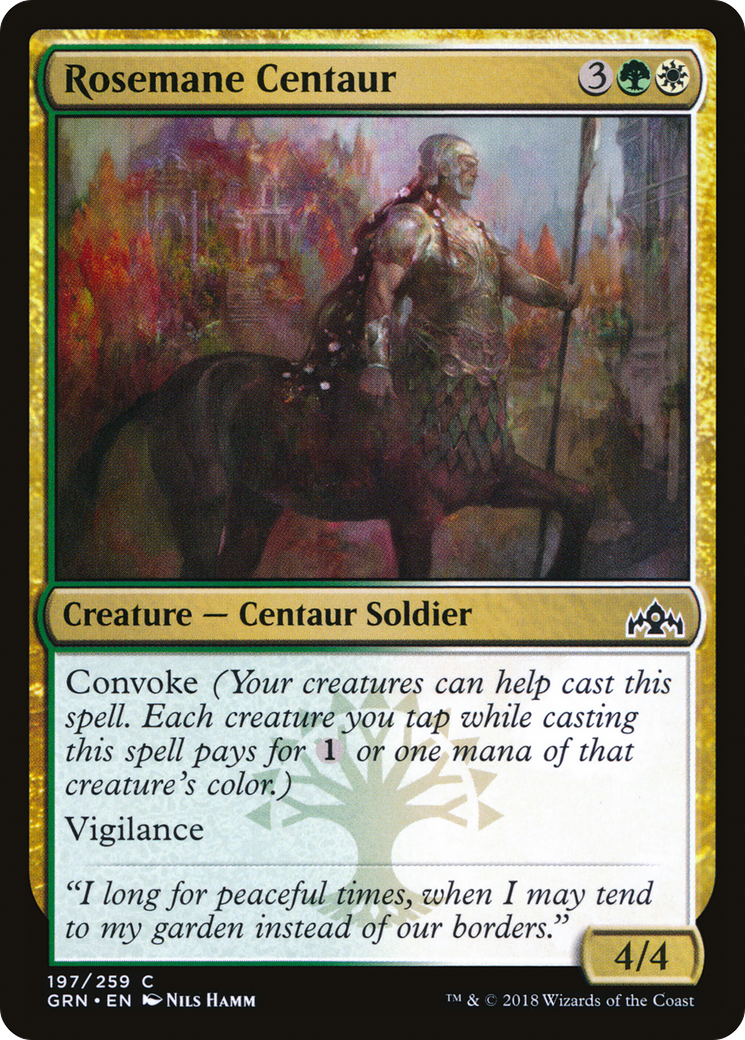 Rosemane Centaur [Guilds of Ravnica] Foil