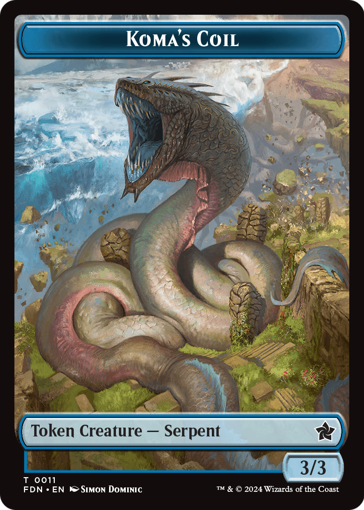 Koma's Coil (TFDN-011) - Foundations Tokens Foil