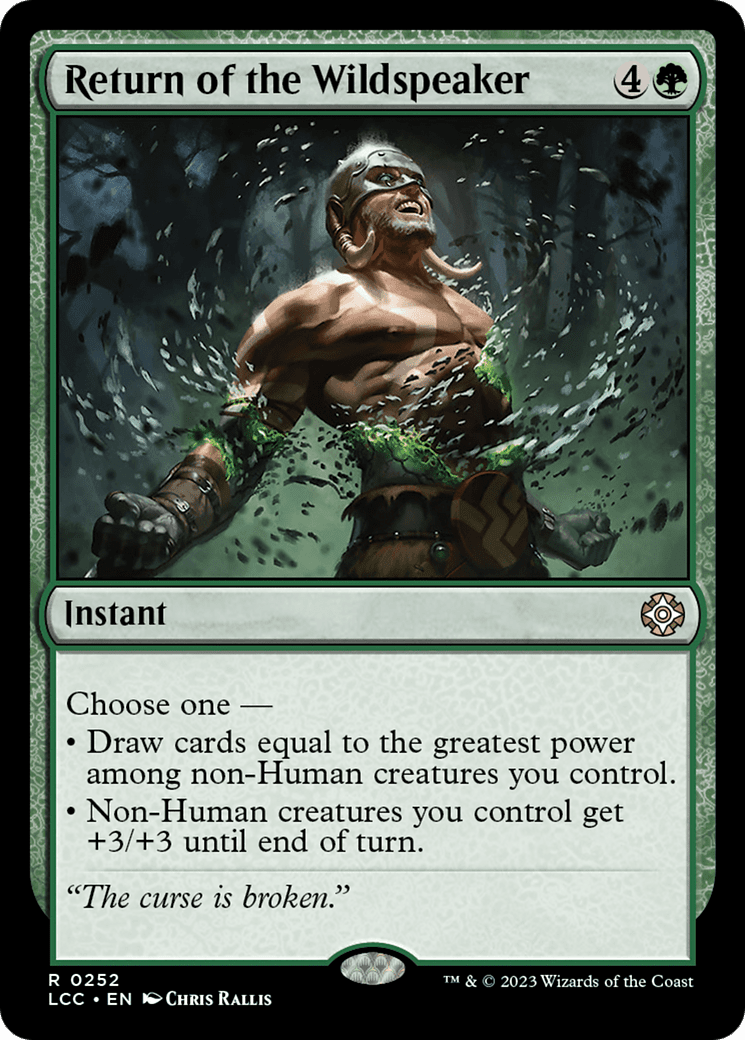 Return of the Wildspeaker [The Lost Caverns of Ixalan Commander]