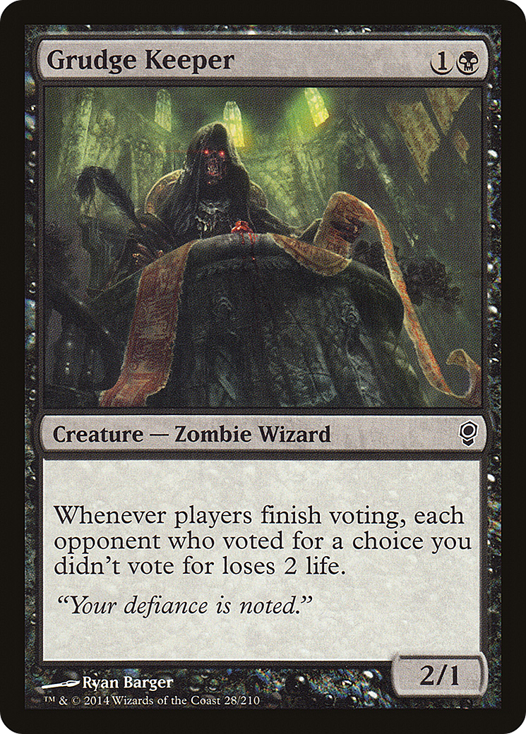 Grudge Keeper [Conspiracy] Foil